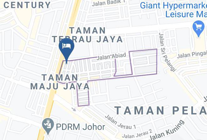 Johor Bahru - Bliss Boutique Hotel Maps