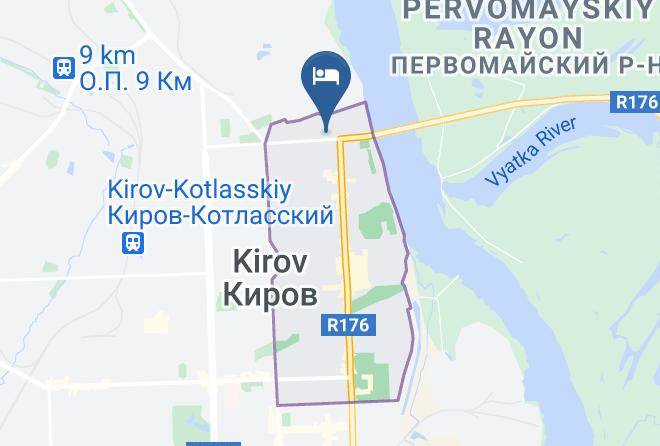 Kirov - Bliss Hotel & Spa Maps
