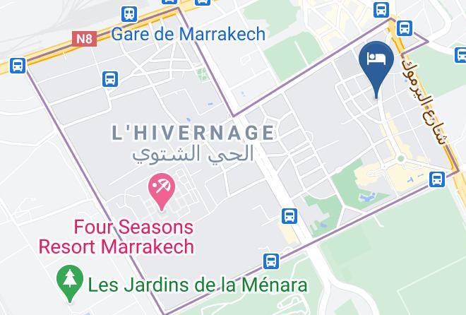 Marrakesh - Bliss Point Hotel Maps