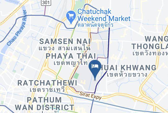 Din Daeng District - Blissotel Ratchada Maps