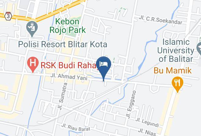 Blitar Indah Hotel Map