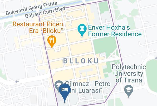 Tirana - Blloku Hotel Maps
