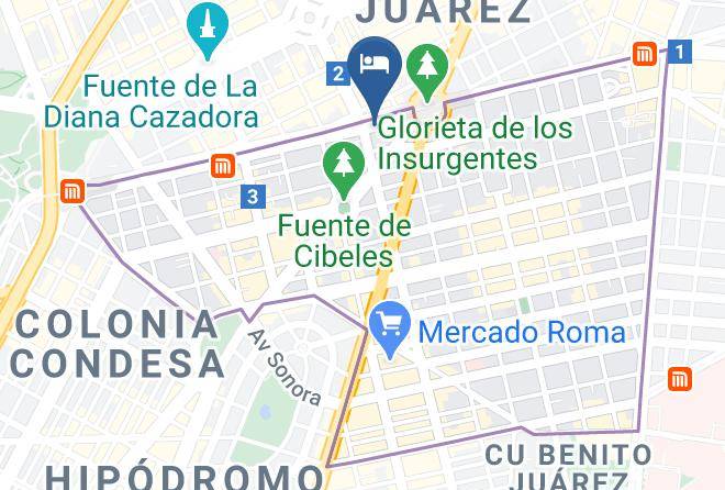 Cuauhtemoc - Block Suites Maps