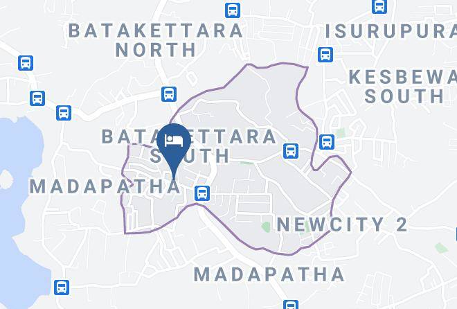 Colombo - Bloomsbury Holiday Resort Maps
