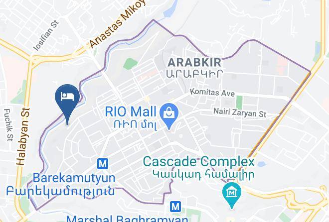 Yerevan - Bloor Hotel Maps
