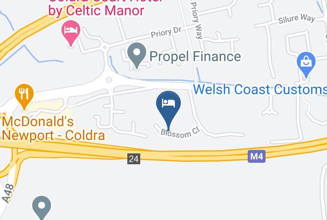 Newport - Blossom Lodge By Staybc Maps