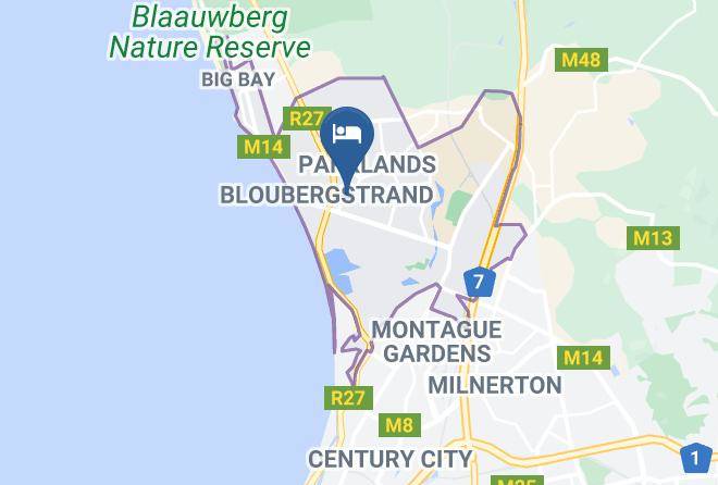 City Of Cape Town - Blouberg Backpackers Maps