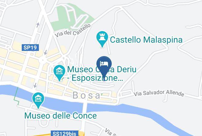 Oristano - Blu B&b Bosa Maps