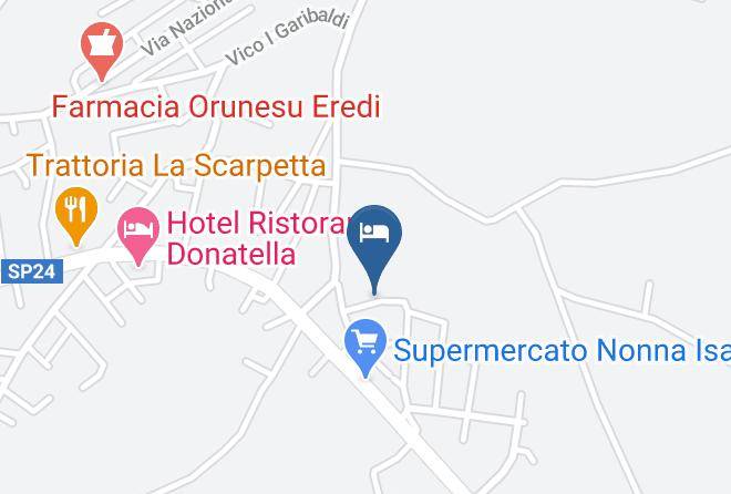 Nuoro - Blu Day Guesthouse Maps