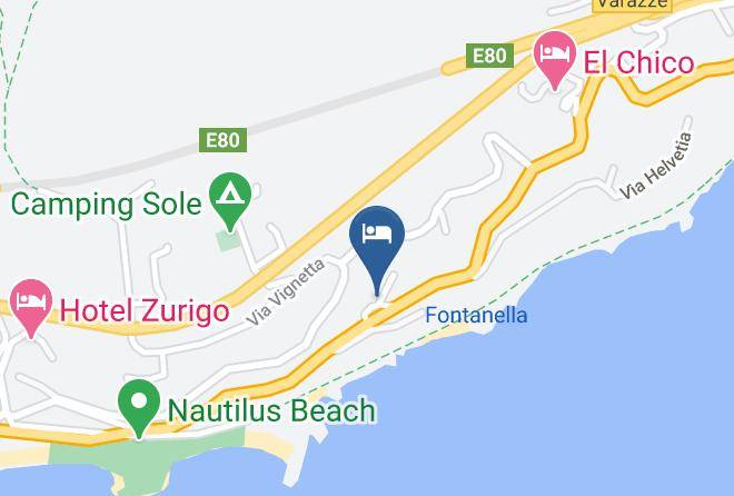 Savona - Ristorante Blu Di Mare Maps