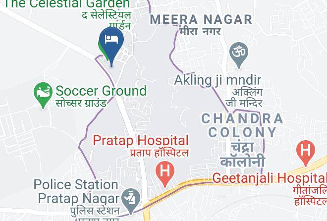 Udaipur - Blu Feather Hotel & Spa Maps