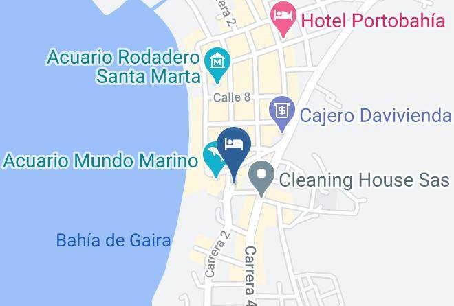 Santa Marta - Blu Hotel By Tamaca Maps