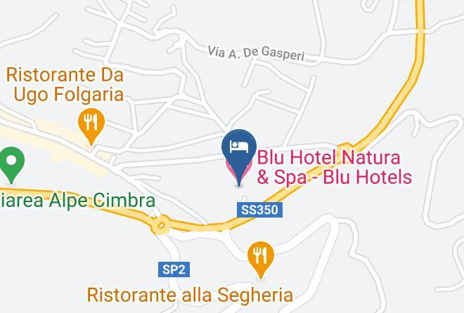Trento - Blu Hotel Natura & Spa Blu Hotels Maps