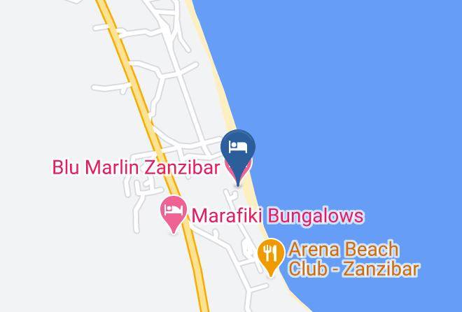 Blu Marlin Zanzibar Map