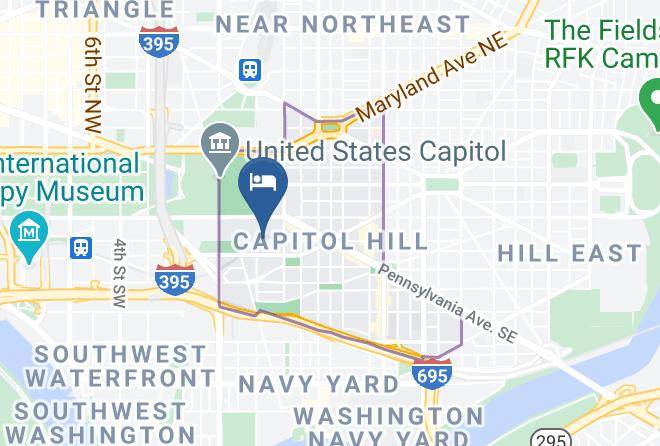 City Of Washington - Blubambu Suites Capitol Hill Maps