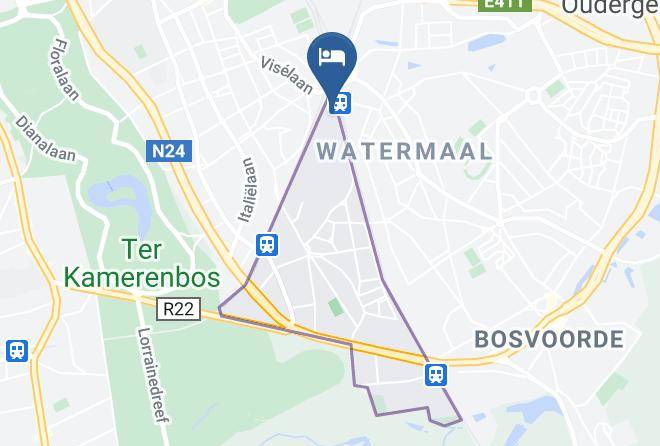 Watermael Boitsfort - Blue Alice Brussels Maps