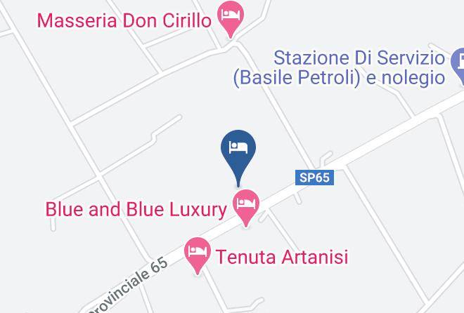 Lecce - Blue And Blue Luxury Maps