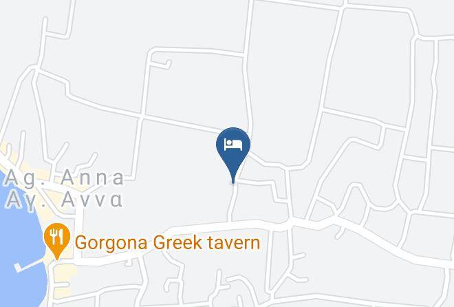 Naxos - Blue And White Agia Anna Naxos Maps