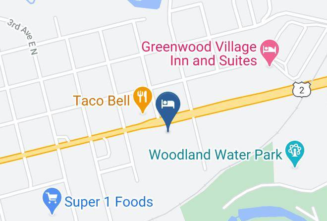 Flathead - Blue & White Motel Maps