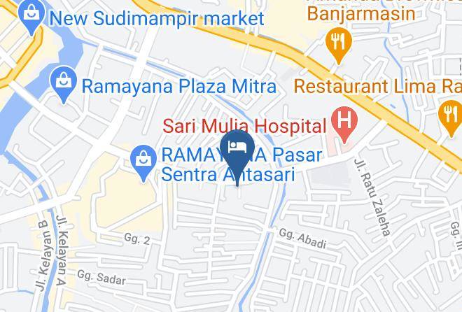 Banjarmasin - Blue Atlantic Hotel Maps
