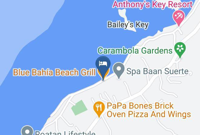 Roatan - Blue Bahia Resort Maps