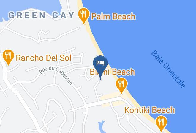 Marigot - Blue Bay Beach Maps