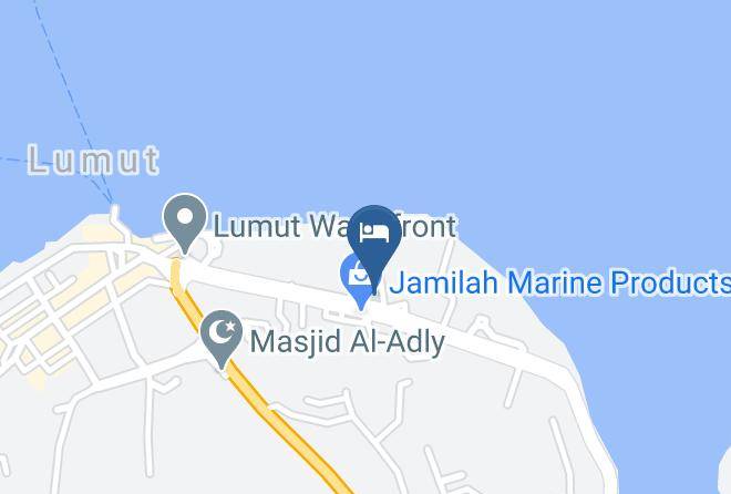Dinding - Blue Bay Resort Maps