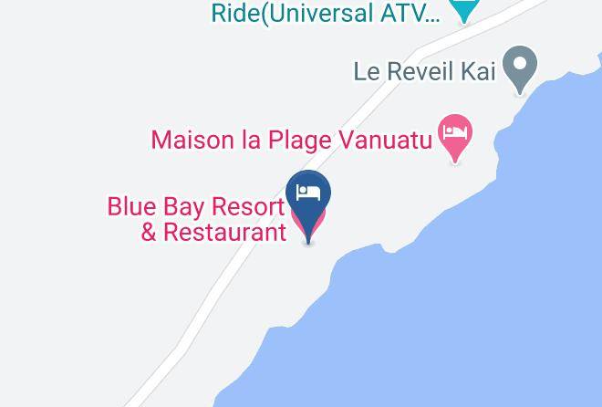 Efate - Blue Bay Resort & Restaurant Maps