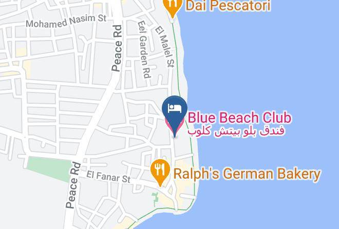 Dahab - Blue Beach Club Maps
