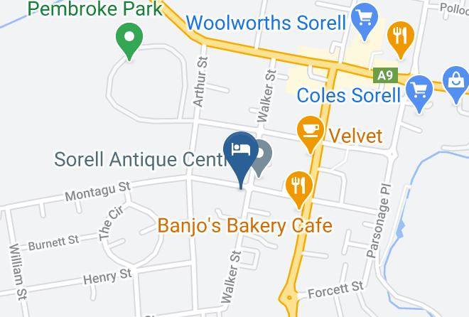 Sorell - Blue Bell Inn Maps