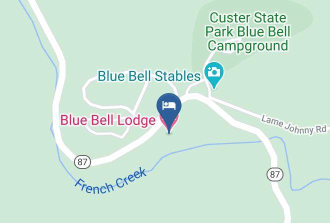 Custer - Blue Bell Lodge Maps