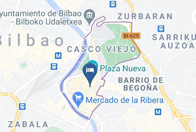Blue Bilbao Map