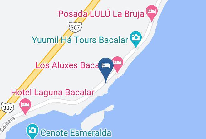 Bacalar - Blue Bird Hotel Boutique Maps