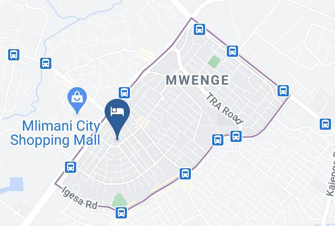 Kinondoni - Blue Bird Hotel Maps