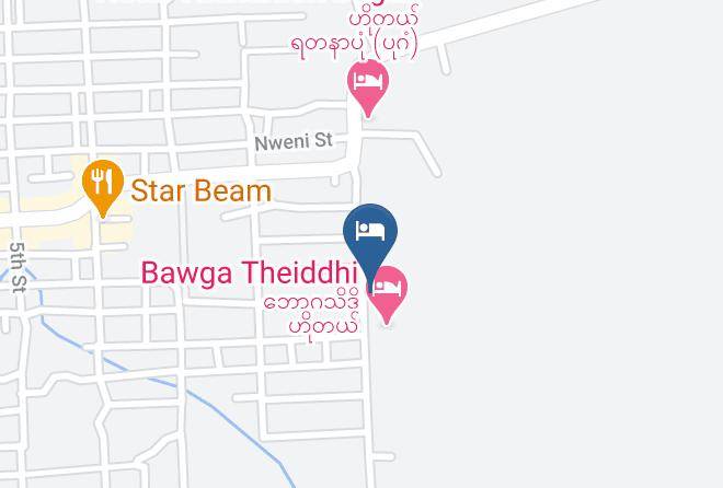 Nyaung U - Blue Bird Hotel Maps