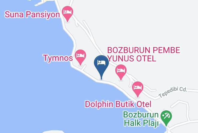 Marmaris - Melek Hotels Bozburun Maps
