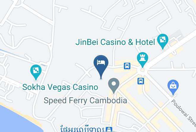 Preah Sihaknuk Town - Blue Boutique Hotel Maps