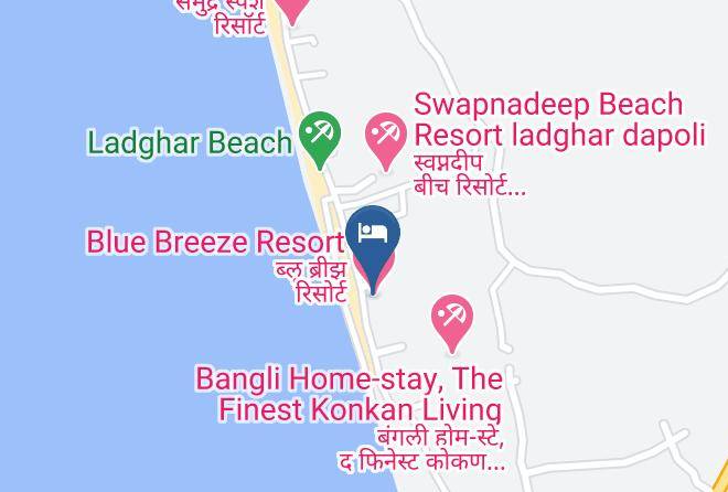 Dapoli - Blue Breeze Resort Maps