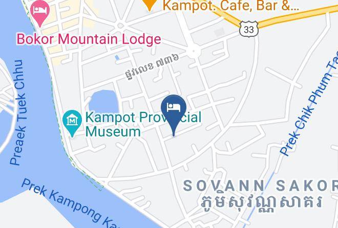 Kampot Town - Blue Bungalow Maps