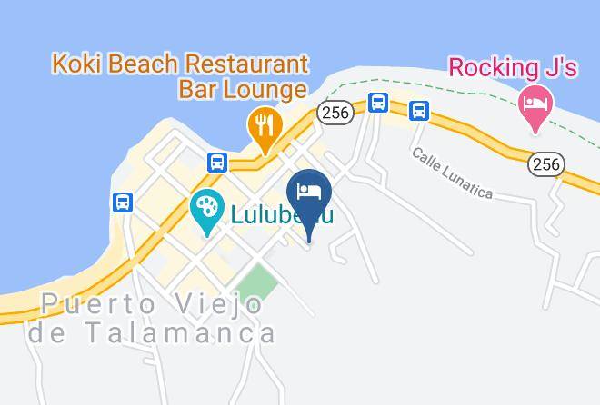 Talamanca - Blue Butterfly Hotel Maps