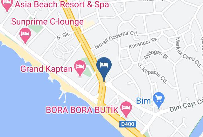 Alanya - Blue Camelot Beach Hotel Maps
