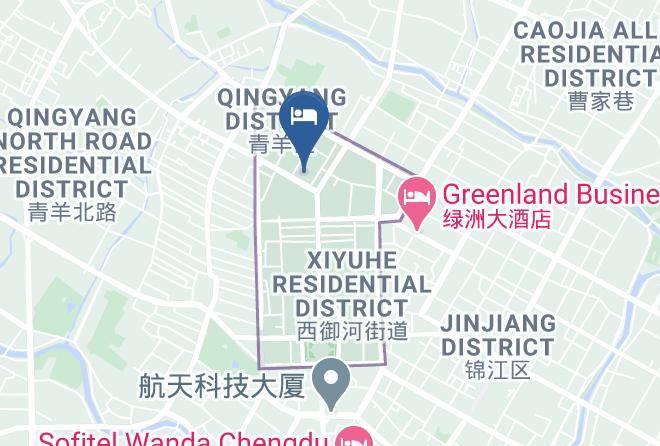 Chengdu - Blue Castle Hotel Maps