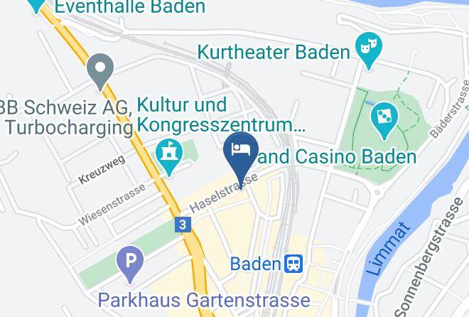 Blue City Hotel Baden Map