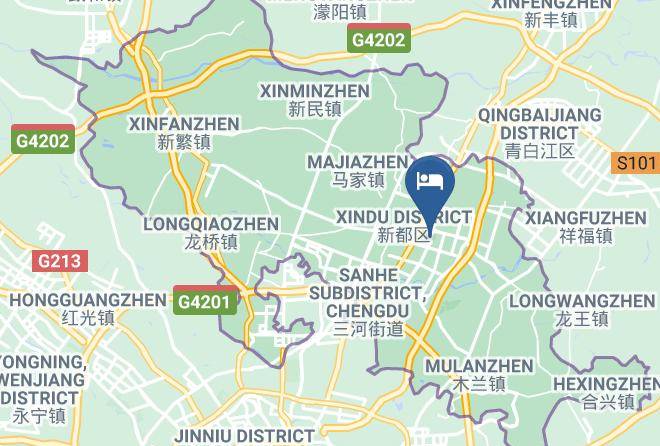 Chengdu - Blue Coast Hotel Maps