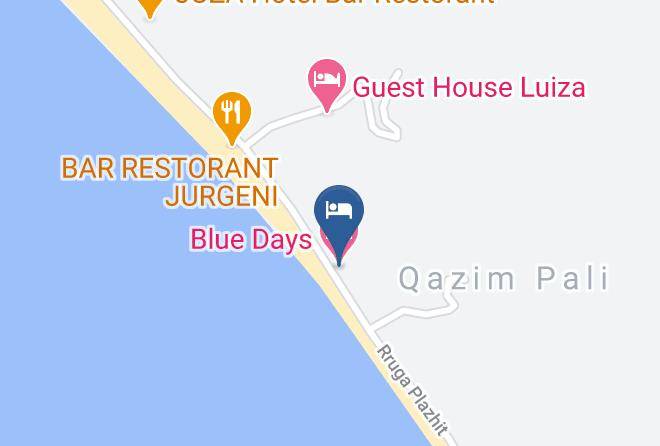 Himara - Blue Days Hotel Maps