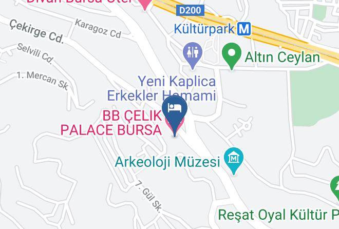 Osmangazi - Celik Palas Hotel Convention Center & Thermal Spa Maps