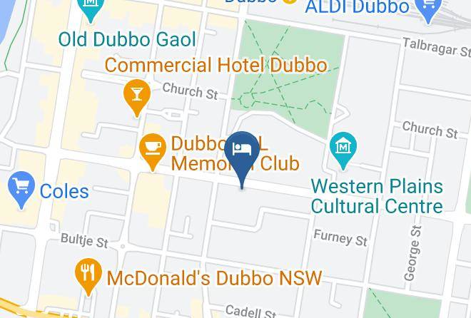 Blue Diamond Motor Inn Map