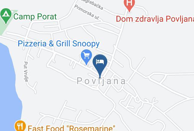 Povljana - Blue Diamond Maps