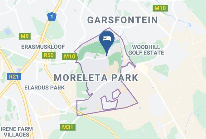 City Of Tshwane - Blue Diamond Boutique Hotel Maps