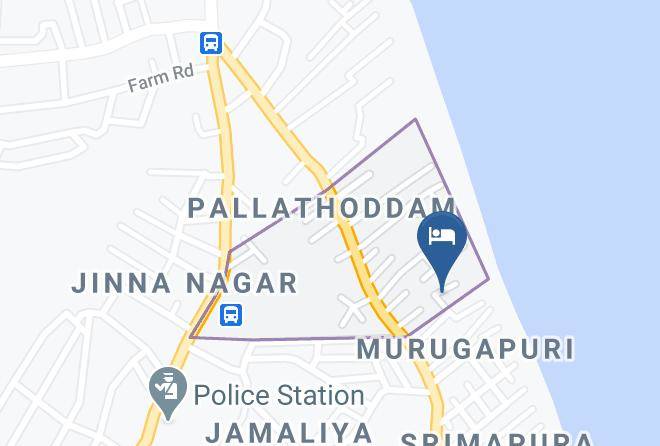 Trincomalee - Blue Diamond Resort Maps